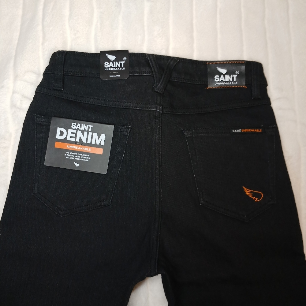🏍SA1NT Motorcycle Jeans Unbreakable Women’s Size US 6 / AU 10 /EU38 - Picture 3 of 15